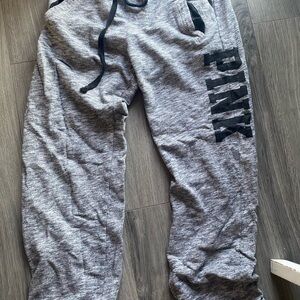 PINK Victoria's Secret Heather Gray Joggers